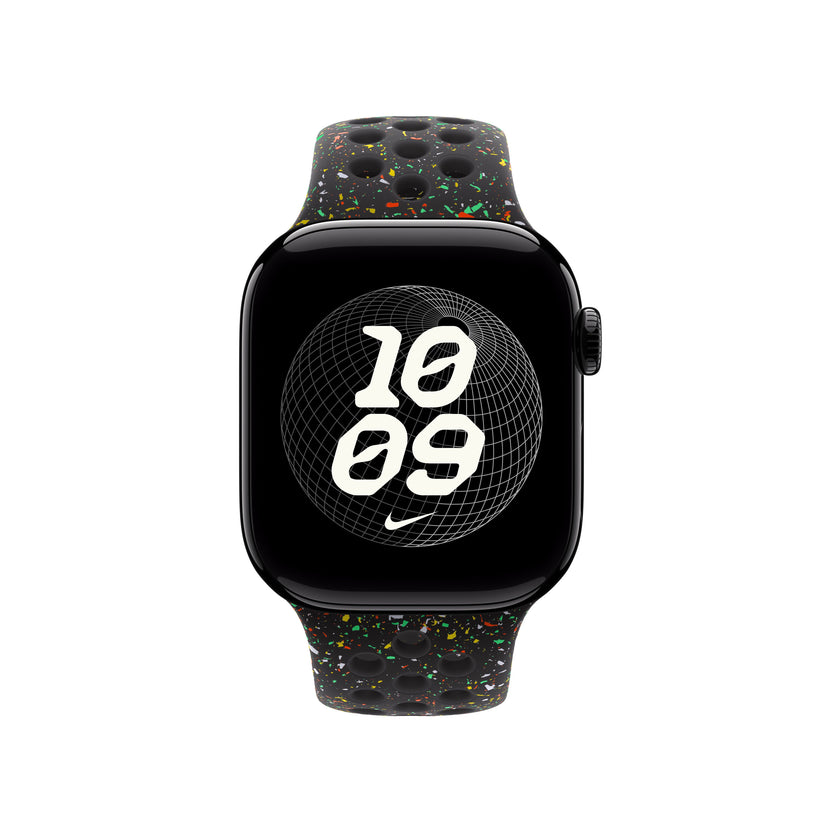Řemínek pro Apple Watch 38/40/41/42 mm Apple Midnight Black sportovní Nike - S/M - bonami.click