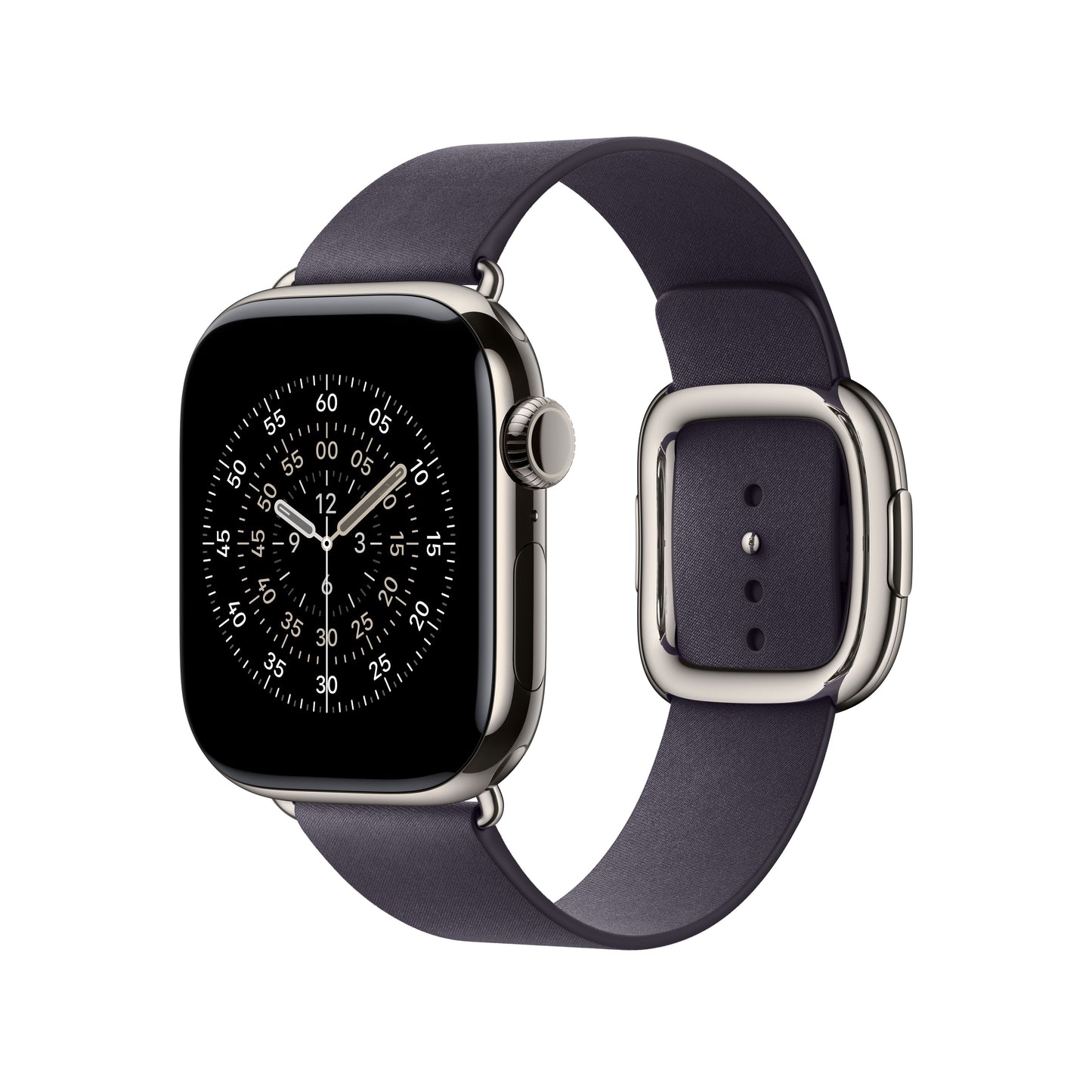 Řemínek pro Apple Watch 38/40/41/42 mm Apple půlnočně fialový s moderní přezkou - velký - bonami.click
