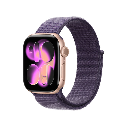 Řemínek pro Apple Watch 38/40/41/42 mm Apple mlžně fialový provlékací sportovní - bonami.click