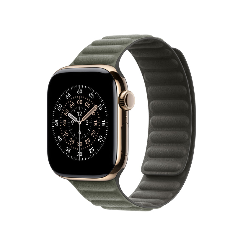 Řemínek pro Apple Watch 38/40/41/42 mm Apple šalvějově šedý magnetický tah - M/L - bonami.click
