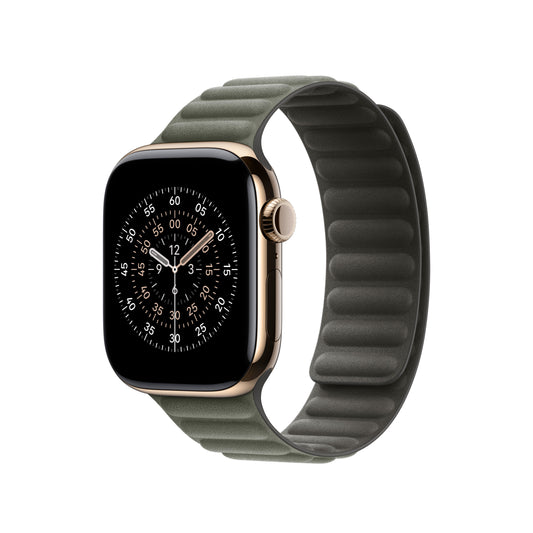 Řemínek pro Apple Watch 38/40/41/42 mm Apple šalvějově šedý magnetický tah - M/L - bonami.click
