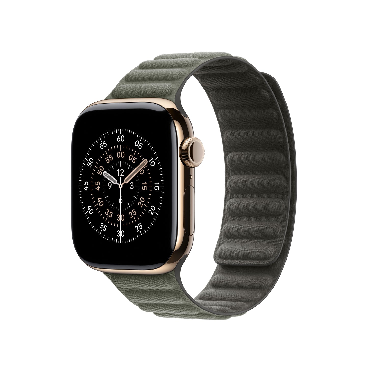 Řemínek pro Apple Watch 38/40/41/42 mm Apple šalvějově šedý magnetický tah - S/M - bonami.click