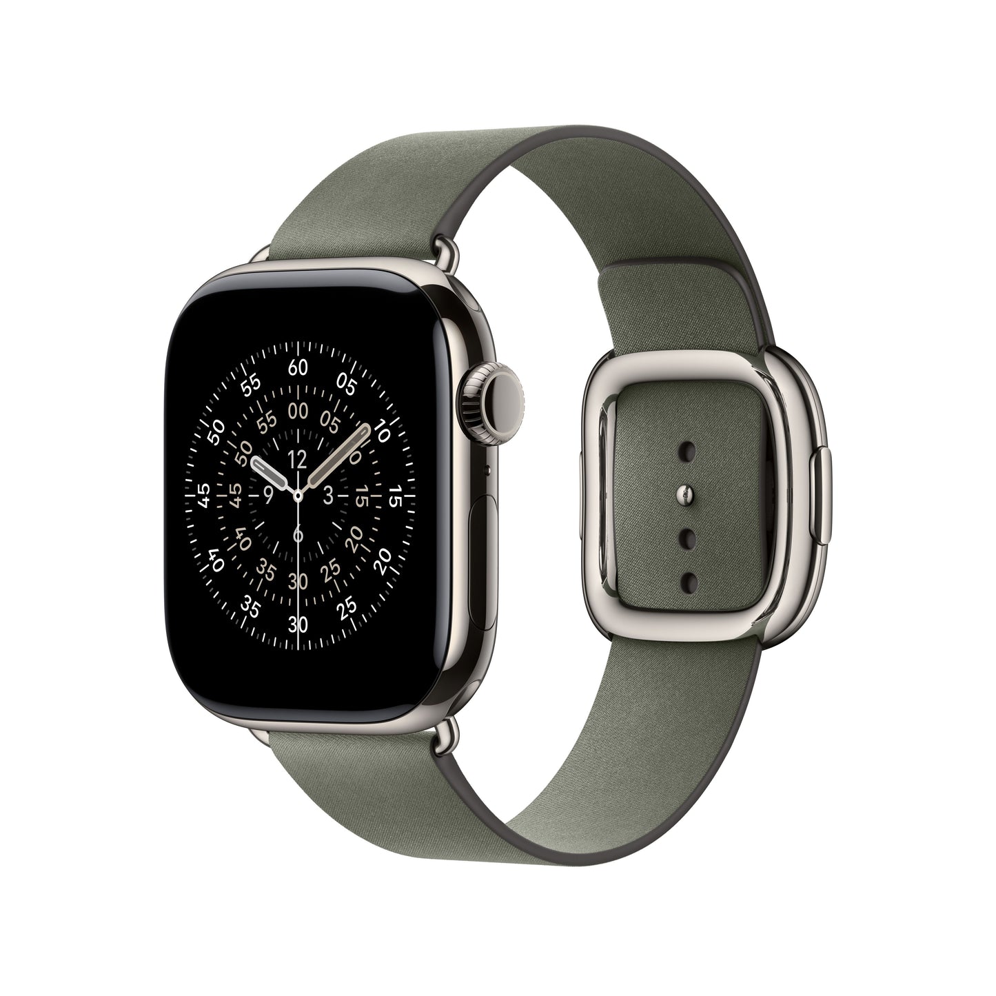 Řemínek pro Apple Watch 38/40/41/42 mm Apple šalvějově šedý s moderní přezkou - střední - bonami.click