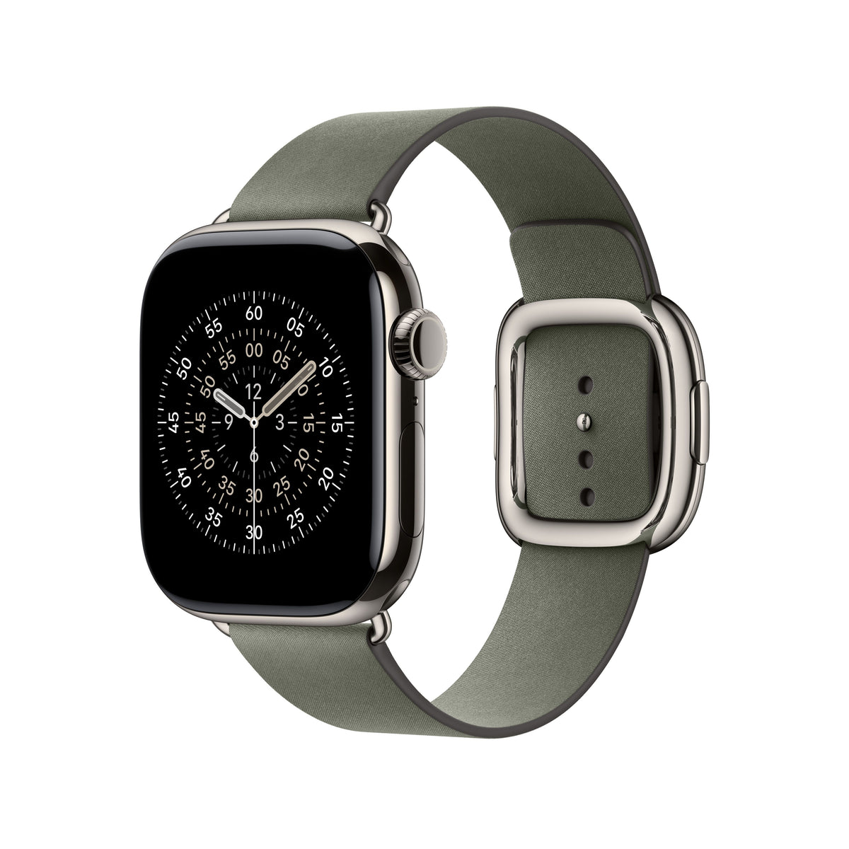 Řemínek pro Apple Watch 38/40/41/42 mm Apple šalvějově šedý s moderní přezkou - malý - bonami.click