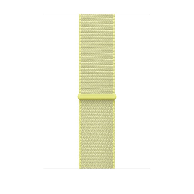 Řemínek pro Apple Watch 44/45/46/49 mm Apple neonově žlutý provlékací sportovní - bonami.click