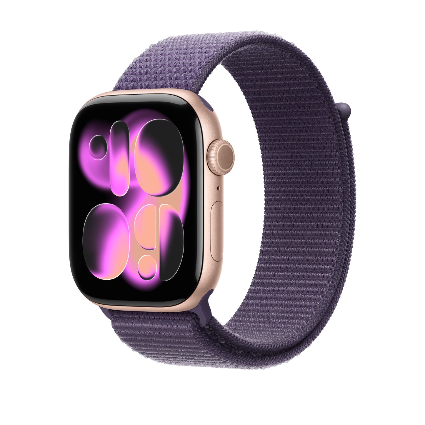 Řemínek pro Apple Watch 44/45/46/49 mm Apple mlžně fialový provlékací sportovní - bonami.click