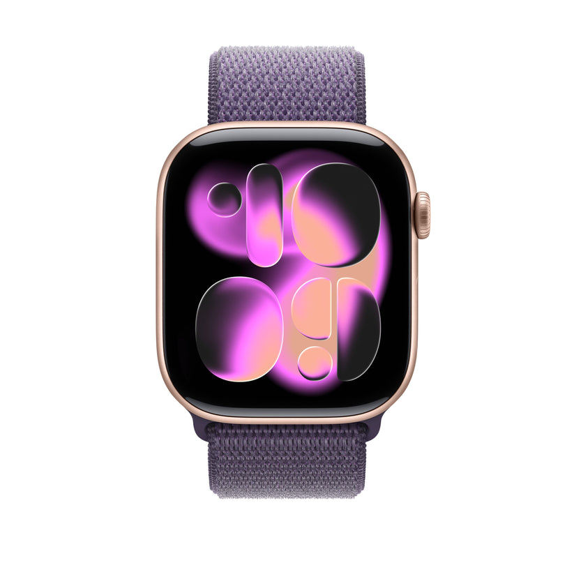 Řemínek pro Apple Watch 44/45/46/49 mm Apple mlžně fialový provlékací sportovní - bonami.click