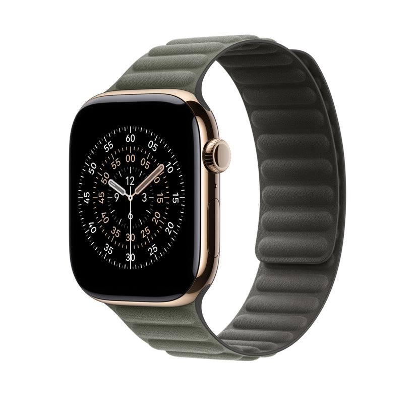 Řemínek pro Apple Watch 44/45/46/49 mm Apple šalvějově šedý magnetický tah - S/M - bonami.click