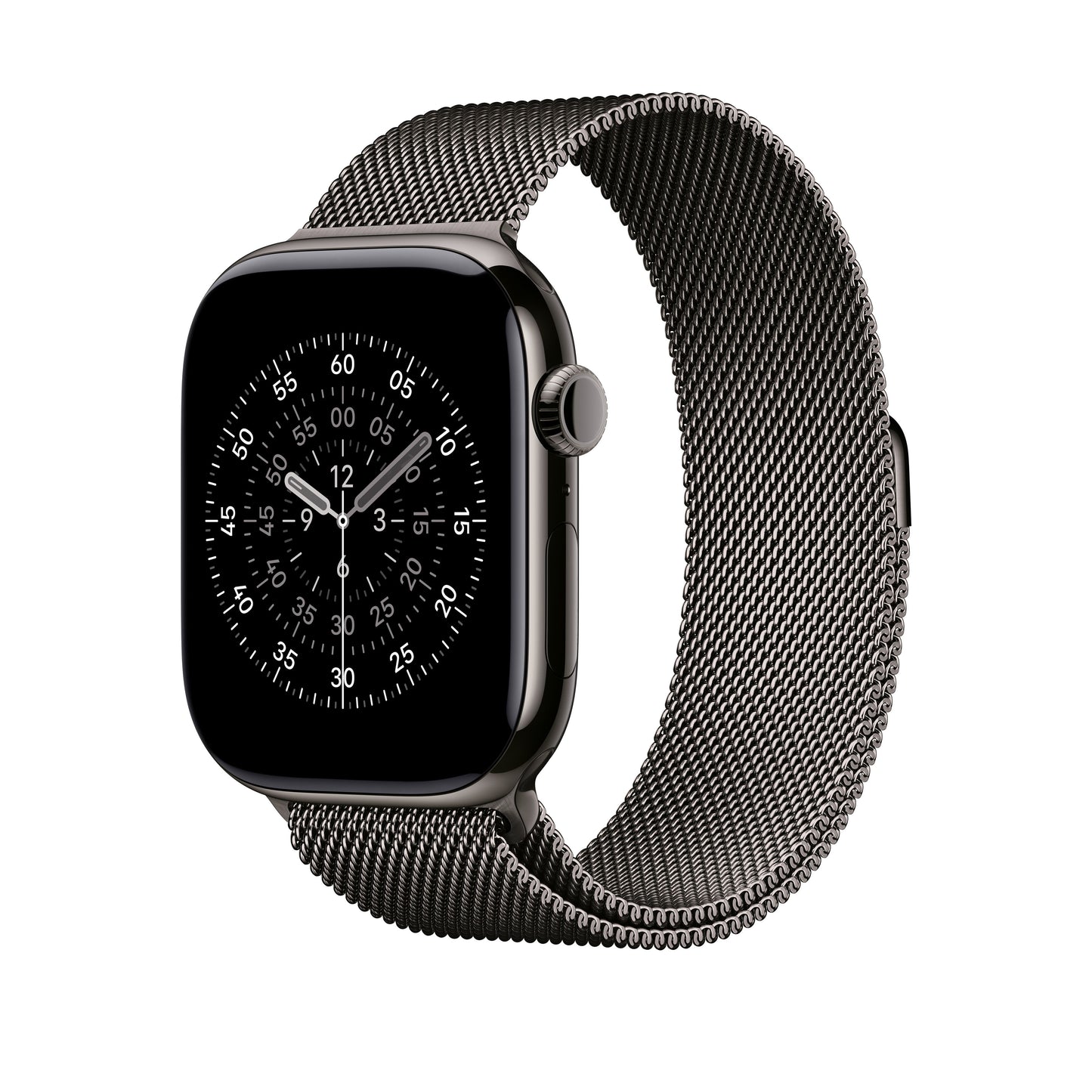Řemínek pro Apple Watch 44/45/46/49 mm Apple břidlicově šedý milánský tah - S/M - bonami.click