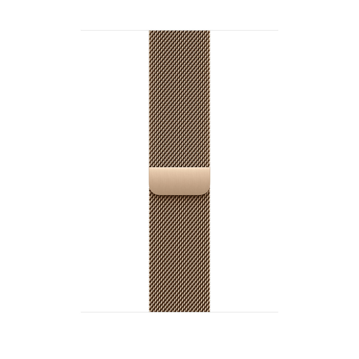 Řemínek pro Apple Watch 44/45/46/49 mm Apple zlatý milánský tah - S/M - bonami.click
