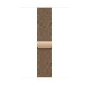 Řemínek pro Apple Watch 44/45/46/49 mm Apple zlatý milánský tah - S/M - bonami.click