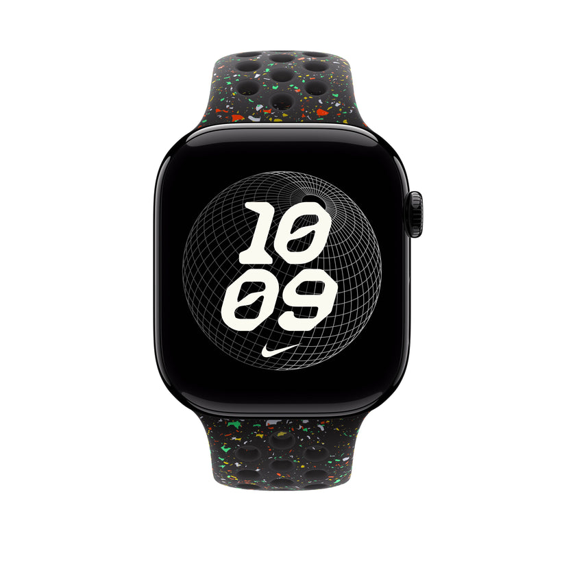 Řemínek pro Apple Watch 44/45/46/49 mm Apple Midnight Black sportovní Nike - M/L - bonami.click