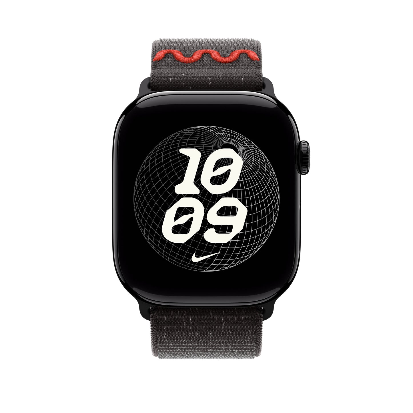 Řemínek pro Apple Watch 44/45/46/49 mm Apple Midnight Black provlékací sportovní Nike - bonami.click