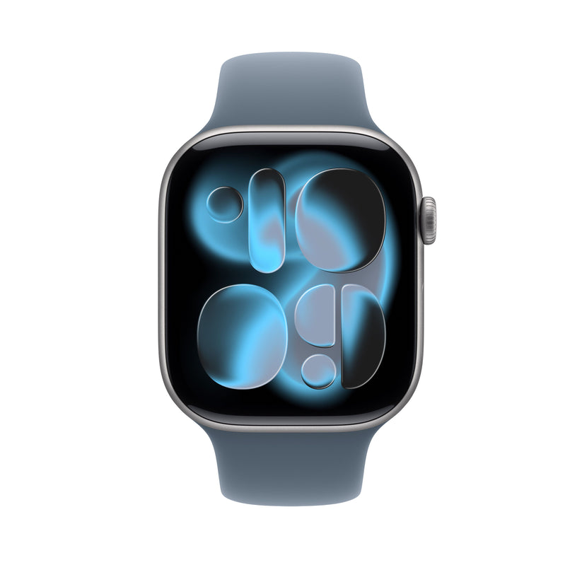 Řemínek pro Apple Watch 44/45/46/49 mm Apple ocelově modrý sportovní - S/M - bonami.click