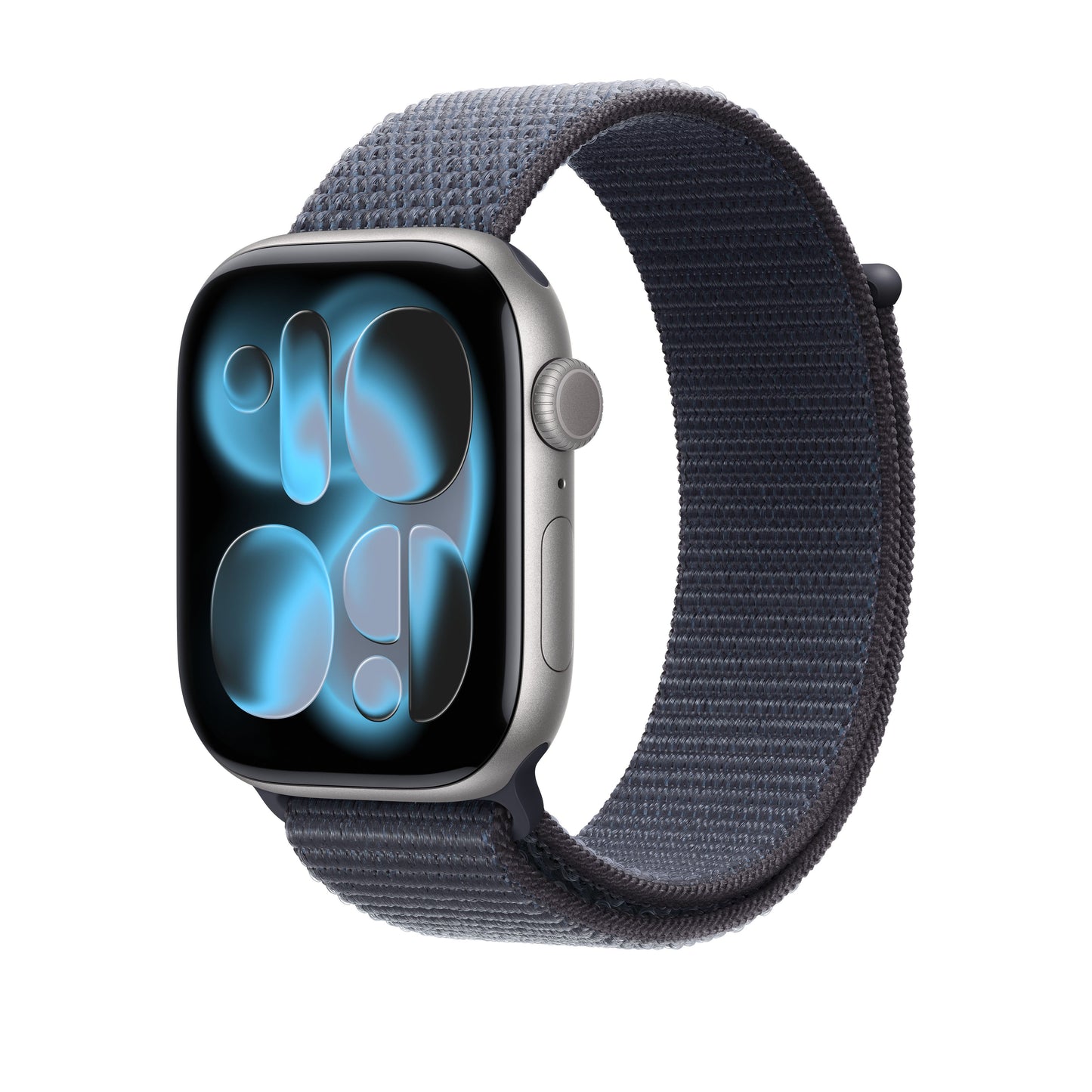 Řemínek pro Apple Watch 44/45/46/49 mm Apple ocelově modrý provlékací sportovní - bonami.click