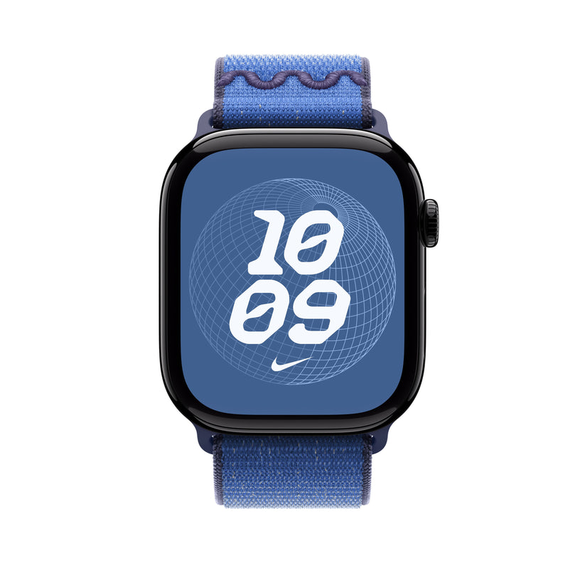 Řemínek pro Apple Watch 44/45/46/49 mm Apple Blue Ribbon provlékací sportovní Nike - bonami.click