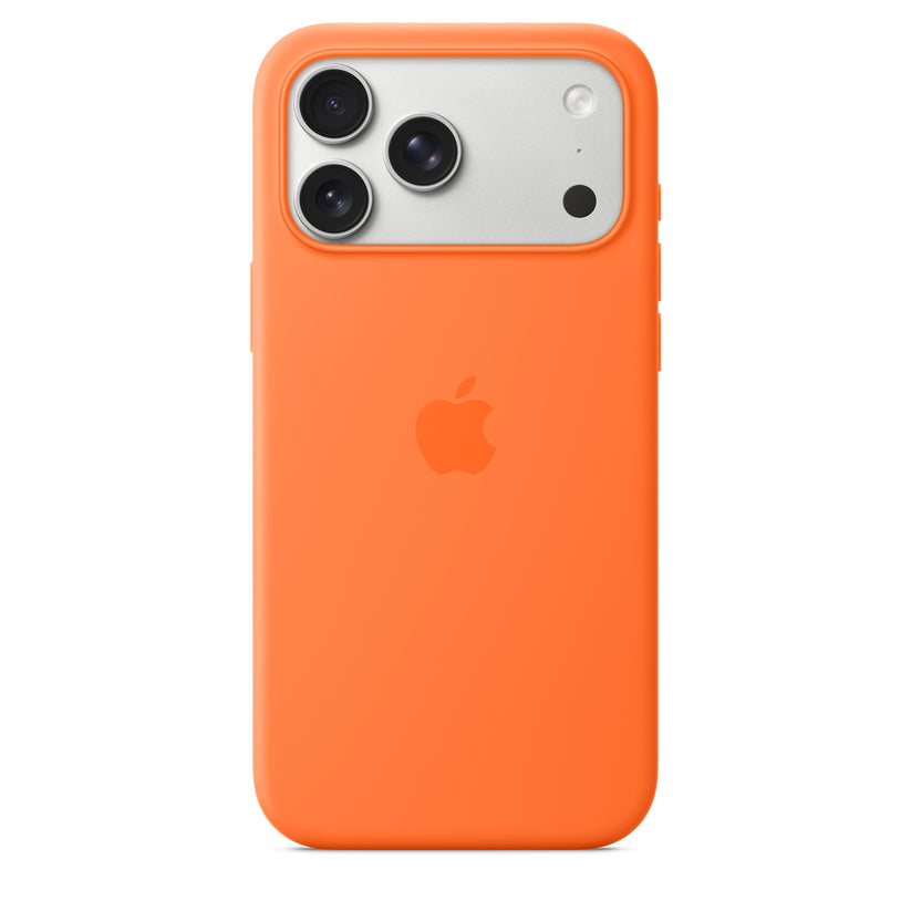 Silikonový kryt na iPhone 17 Pro Max Apple s MagSafe - oranžový - bonami.click