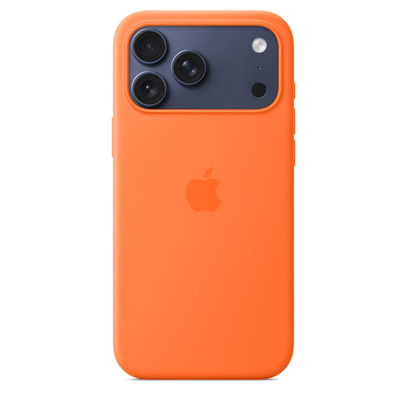 Silikonový kryt na iPhone 17 Pro Max Apple s MagSafe - oranžový - bonami.click