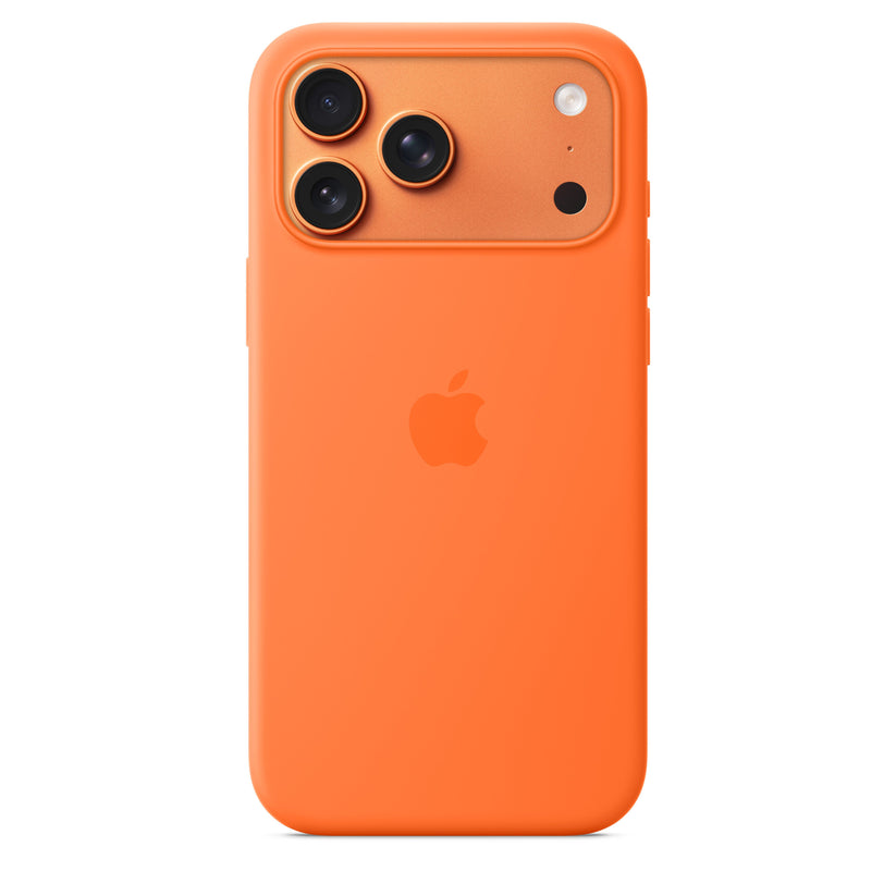 Silikonový kryt na iPhone 17 Pro Max Apple s MagSafe - oranžový - bonami.click