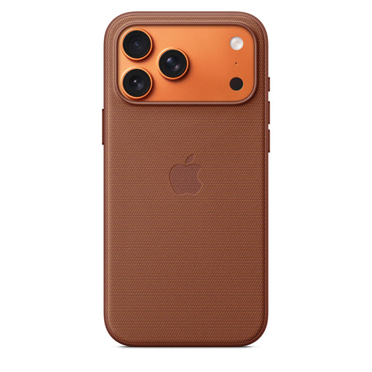 Kryt na iPhone 17 Pro Max z tkaniny TechWoven Apple s MagSafe - siensky hnědý - bonami.click