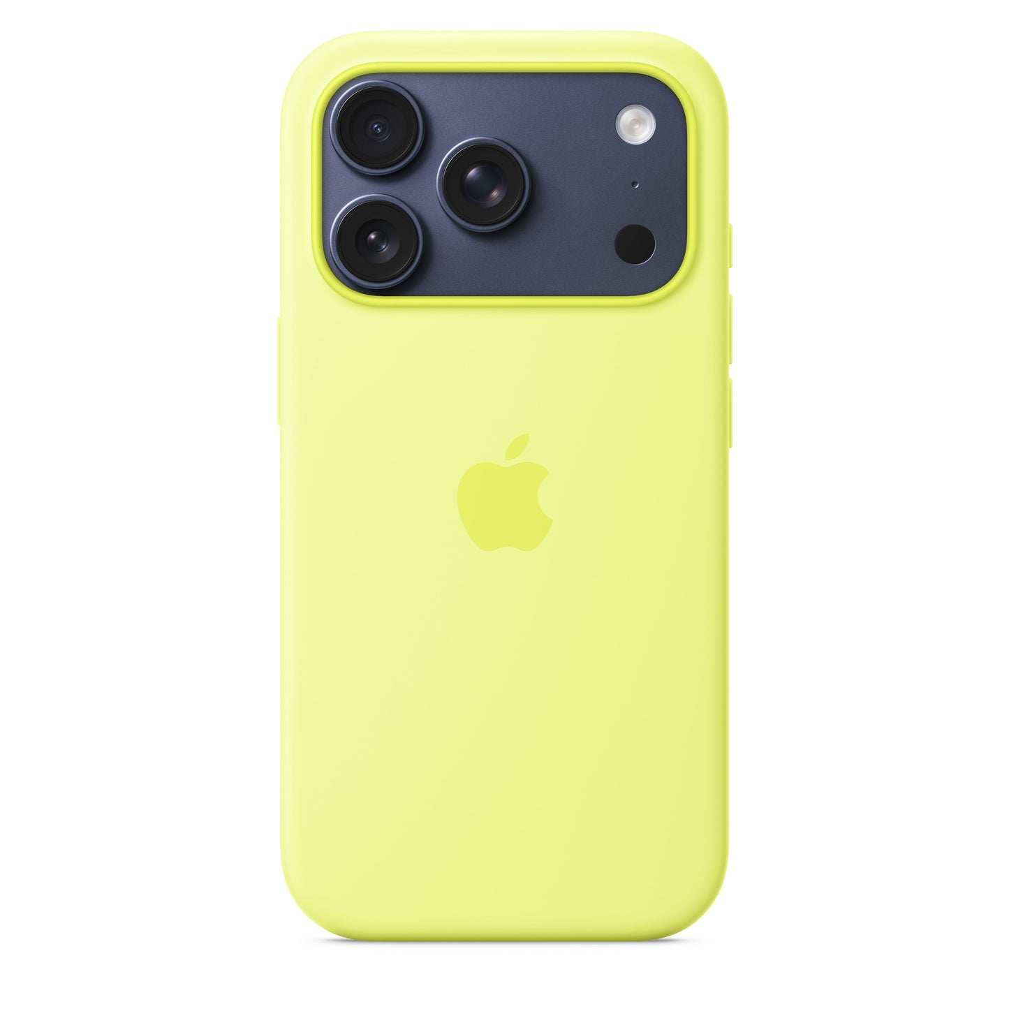 Silikonový kryt na iPhone 17 Pro Apple s MagSafe - neonově žlutý - bonami.click