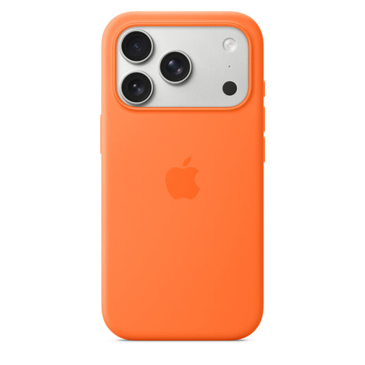 Silikonový kryt na iPhone 17 Pro s MagSafe Apple - oranžový - bonami.click