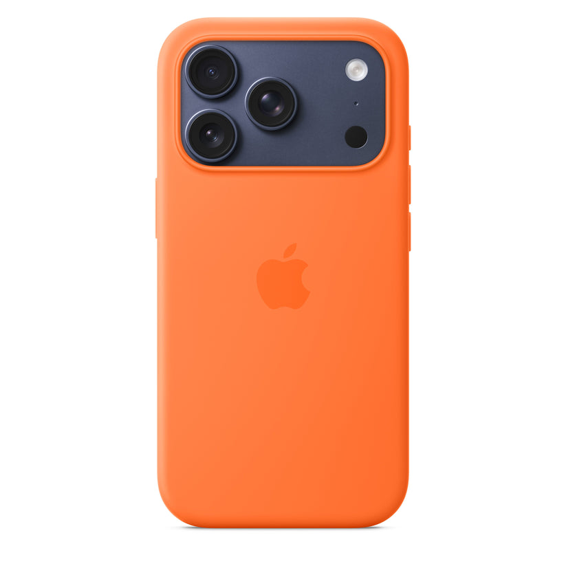 Silikonový kryt na iPhone 17 Pro s MagSafe Apple - oranžový - bonami.click