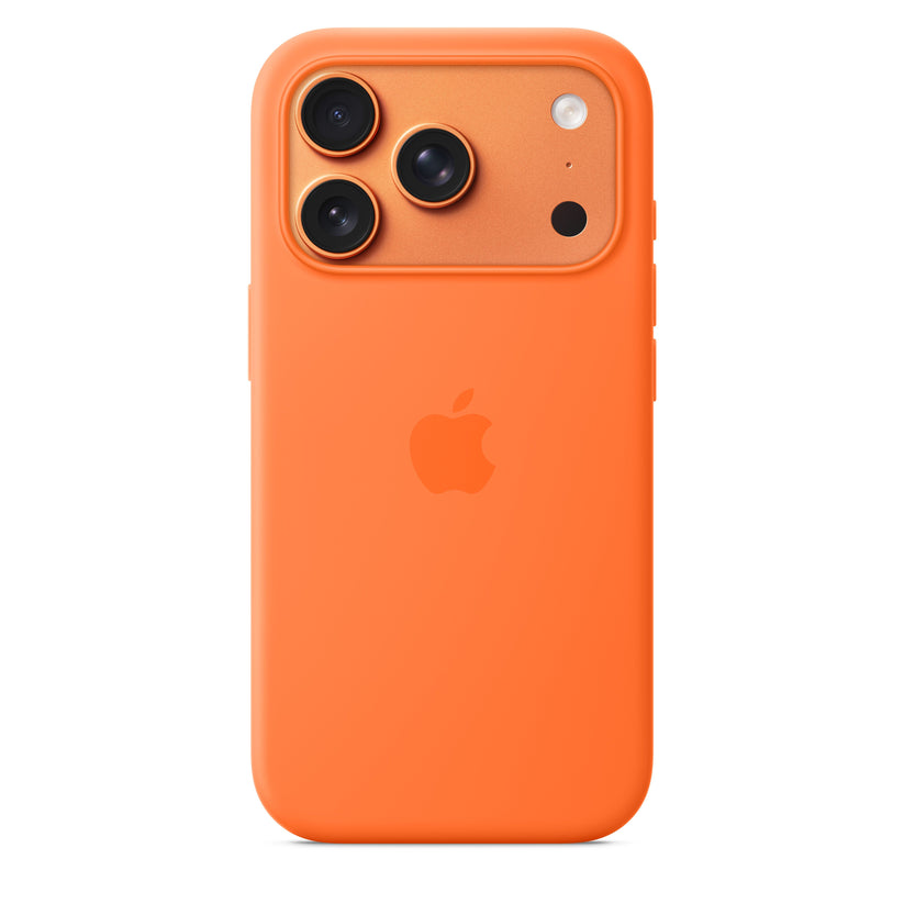 Silikonový kryt na iPhone 17 Pro s MagSafe Apple - oranžový - bonami.click