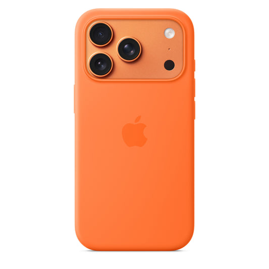 Silikonový kryt na iPhone 17 Pro s MagSafe Apple - oranžový - bonami.click