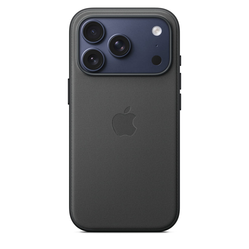 Kryt na iPhone 17 Pro z tkaniny TechWoven Apple s MagSafe - černý - bonami.click
