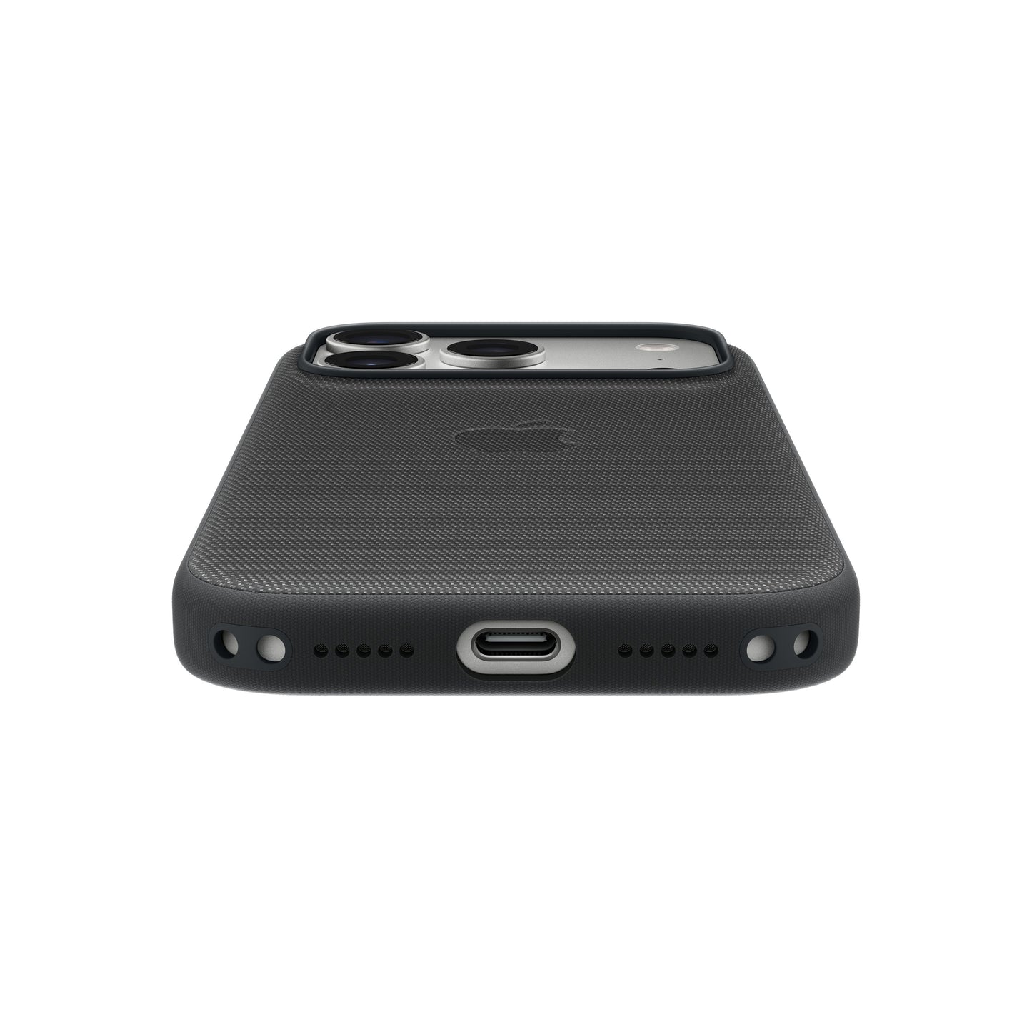 Kryt na iPhone 17 Pro z tkaniny TechWoven Apple s MagSafe - černý - bonami.click