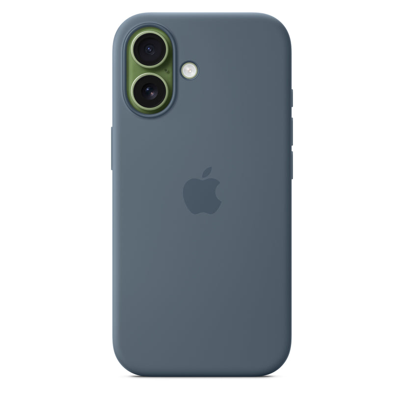 Silikonový kryt na iPhone 17 Apple s MagSafe - ocelově modrý - bonami.click