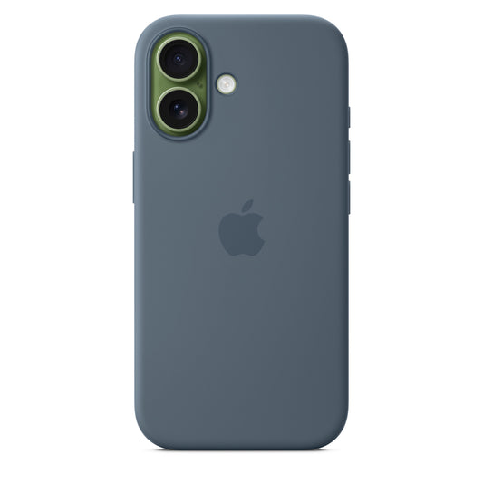 Silikonový kryt na iPhone 17 Apple s MagSafe - ocelově modrý - bonami.click