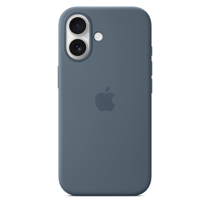 Silikonový kryt na iPhone 17 Apple s MagSafe - ocelově modrý - bonami.click