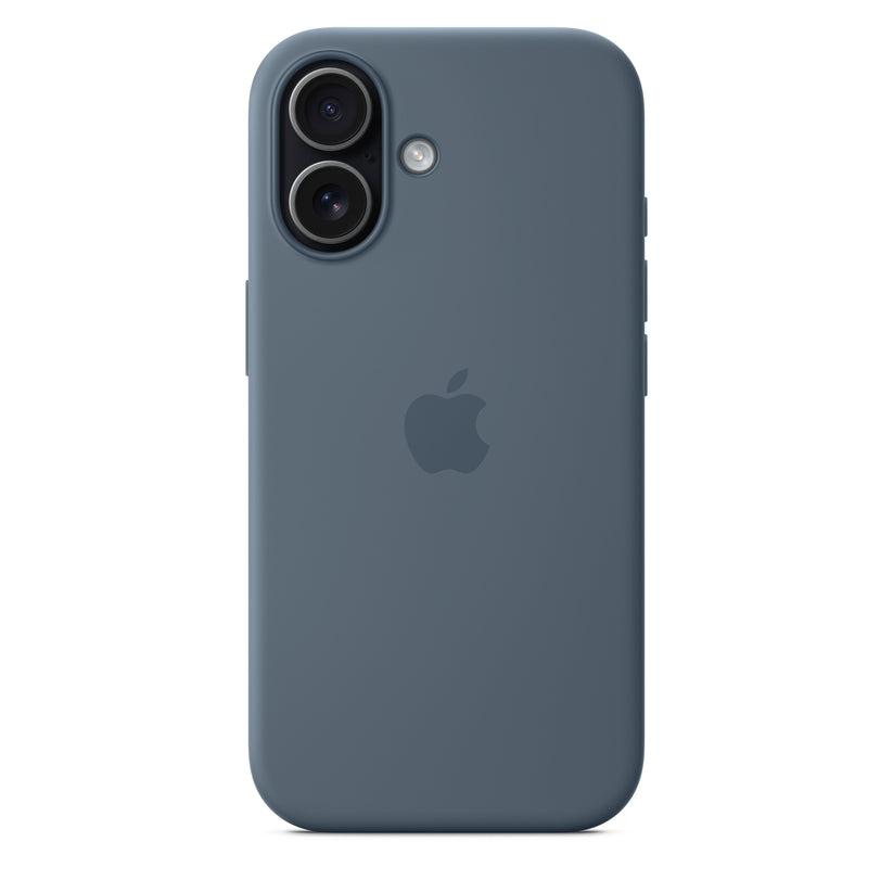 Silikonový kryt na iPhone 17 Apple s MagSafe - ocelově modrý - bonami.click