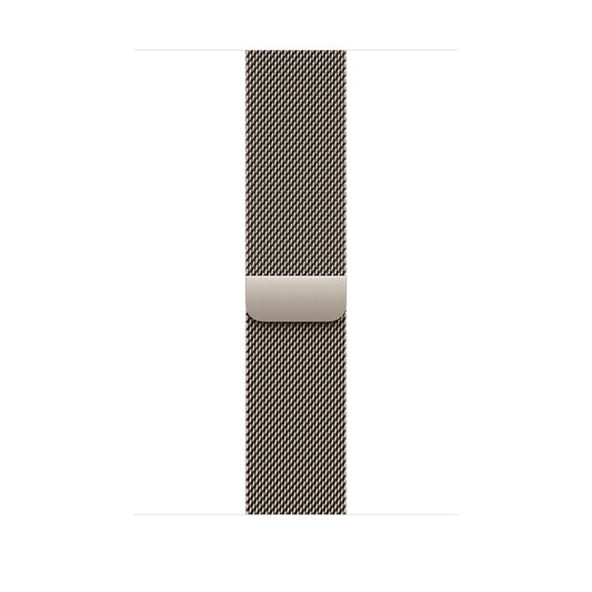 Řemínek pro Apple Watch 44/45/46/49 mm Apple přírodní milánský tah - M/L - bonami.click