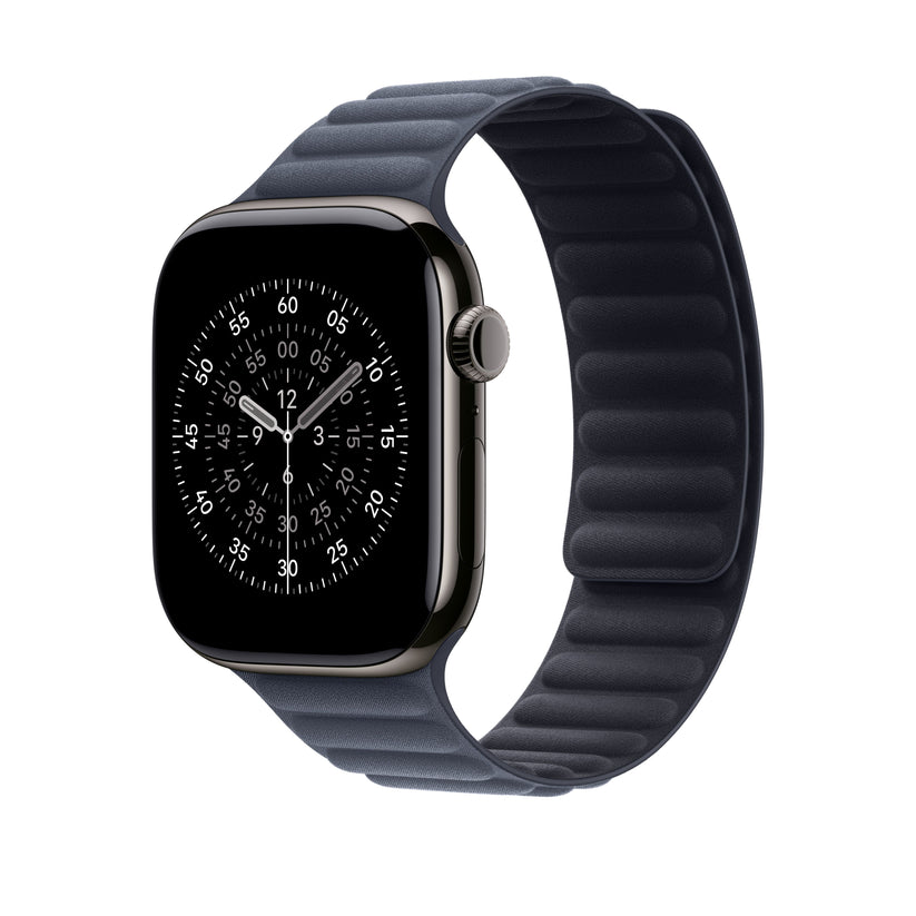 Řemínek pro Apple Watch 44/45/46/49 mm Apple námořnicky modrý magnetický tah - S/M - bonami.click