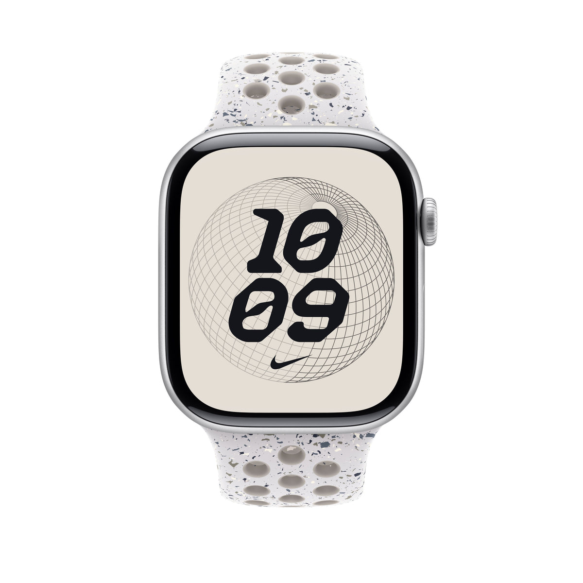Řemínek pro Apple Watch 44/45/46/49 mm Apple Veiled Grey sportovní Nike - S/M - bonami.click