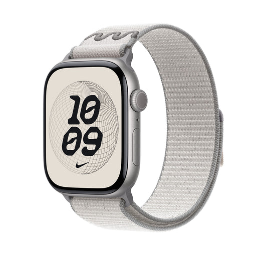 Řemínek pro Apple Watch 44/45/46/49 mm Apple Veiled Grey sportovní provlékací Nike - bonami.click