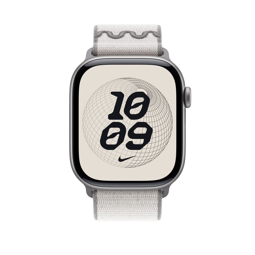 Řemínek pro Apple Watch 44/45/46/49 mm Apple Veiled Grey sportovní provlékací Nike - bonami.click