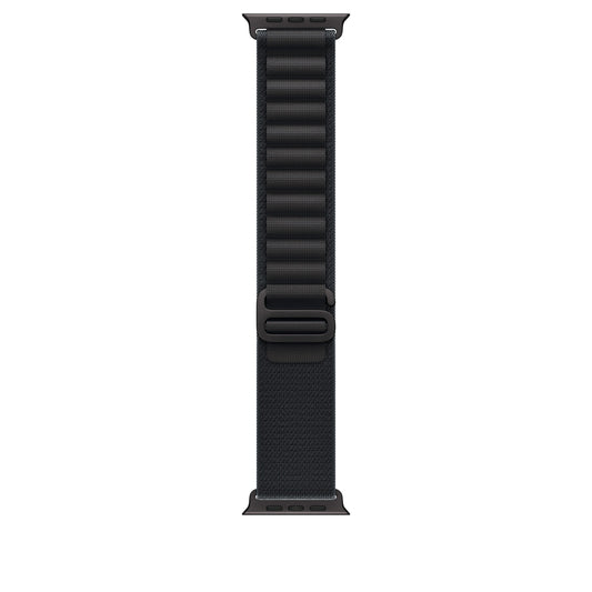 Řemínek pro Apple Watch 44/45/46/49 mm Apple černý Alpský tah - velký - provedení z černého titanu - bonami.click