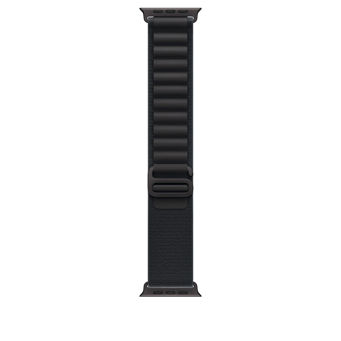 Řemínek pro Apple Watch 44/45/46/49 mm Apple černý Alpský tah - malý - provedení z černého titanu - bonami.click