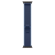 Řemínek pro Apple Watch 44/45/46/49 mm Apple modrý / jasně modrý Trailový tah - S/M - provedení z černého titanu - bonami.click