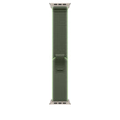 Řemínek pro Apple Watch 44/45/46/49 mm Apple zelený/neonový Trailový tah - S/M- provedení z přírodního titanu - bonami.click