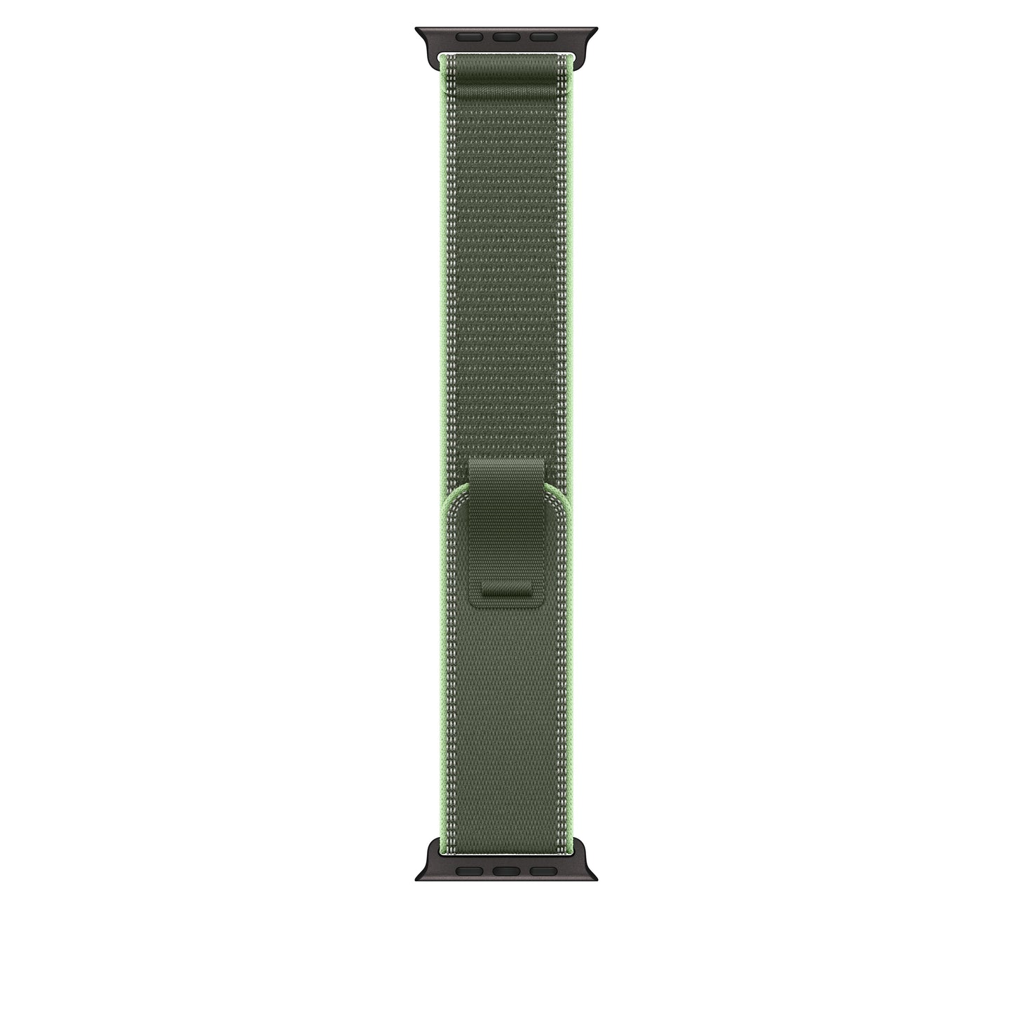 Řemínek pro Apple Watch 44/45/46/49 mm Apple zelený/neonový Trailový tah - M/L - provedení z černého titanu - bonami.click