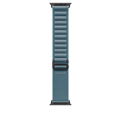 Řemínek pro Apple Watch 44/45/46/49 mm Apple světle modrý Alpský tah - velký - provedení z černého titanu - bonami.click