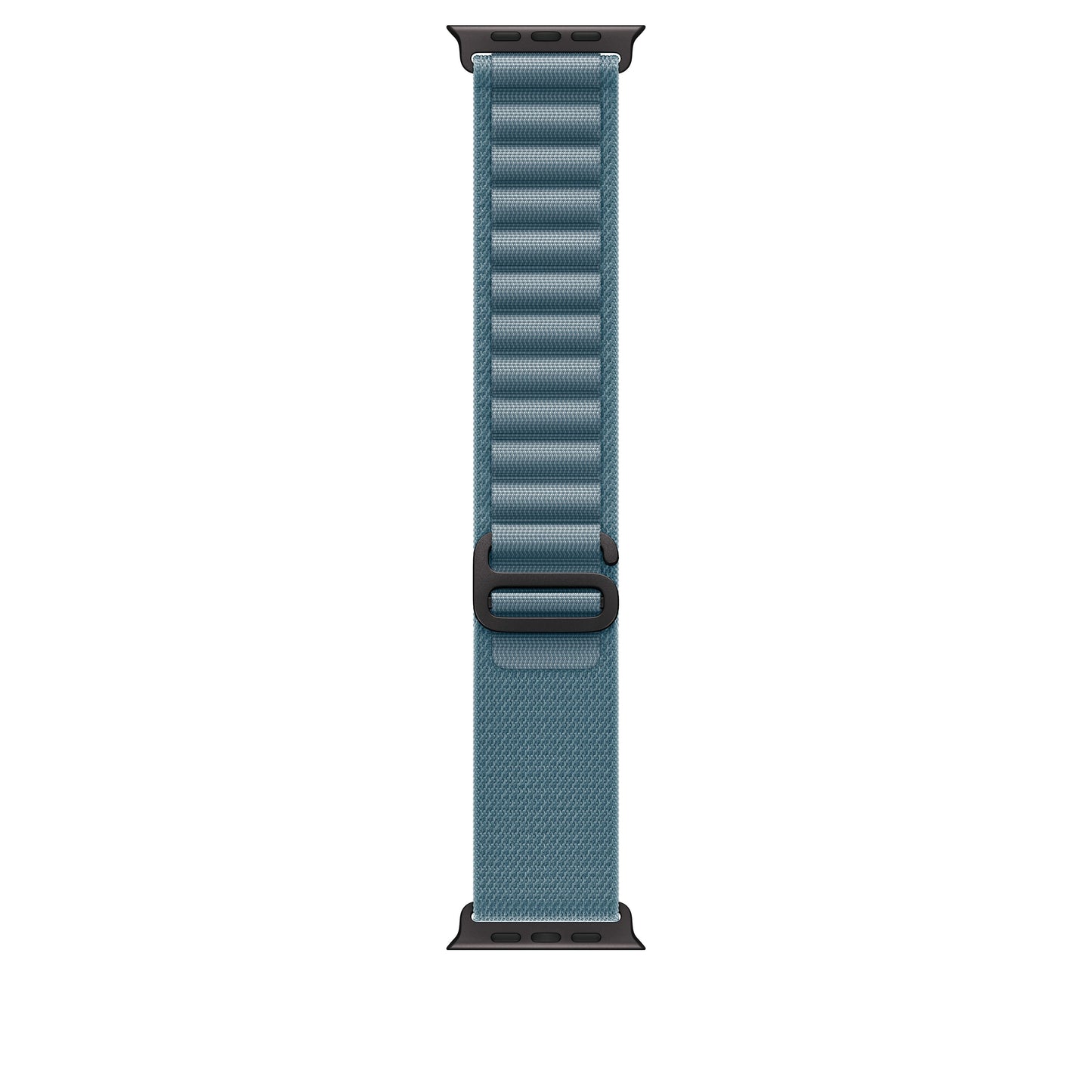 Řemínek pro Apple Watch 44/45/46/49 mm Apple světle modrý Alpský tah - malý - provedení z černého titanu - bonami.click