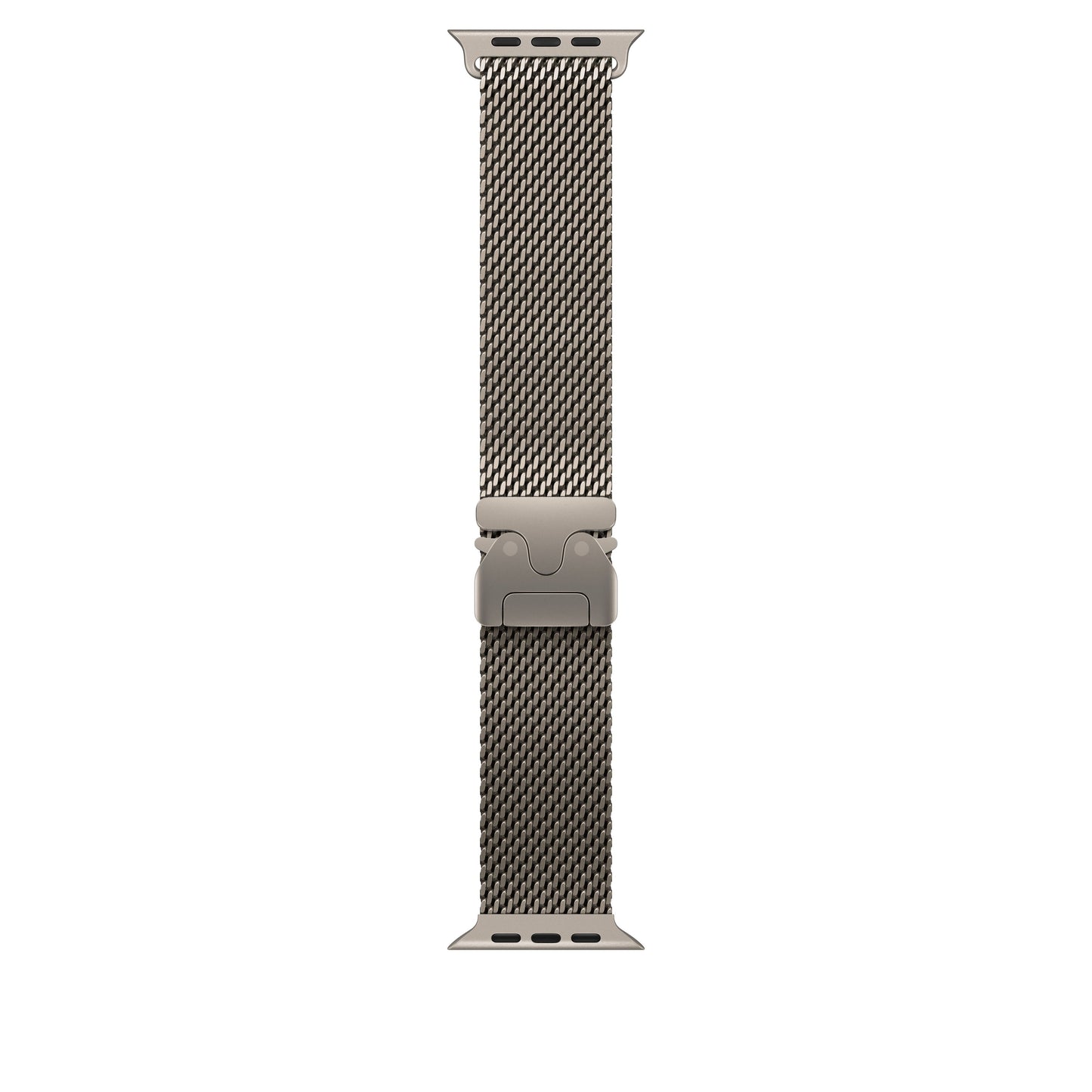 Řemínek pro Apple Watch 44/45/46/49 mm Apple milánský tah z přírodního titanu - velký - bonami.click