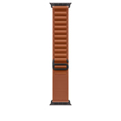 Řemínek pro Apple Watch 44/45/46/49 mm Apple terakotový Alpský tah - velký - provedení z černého titanu - bonami.click