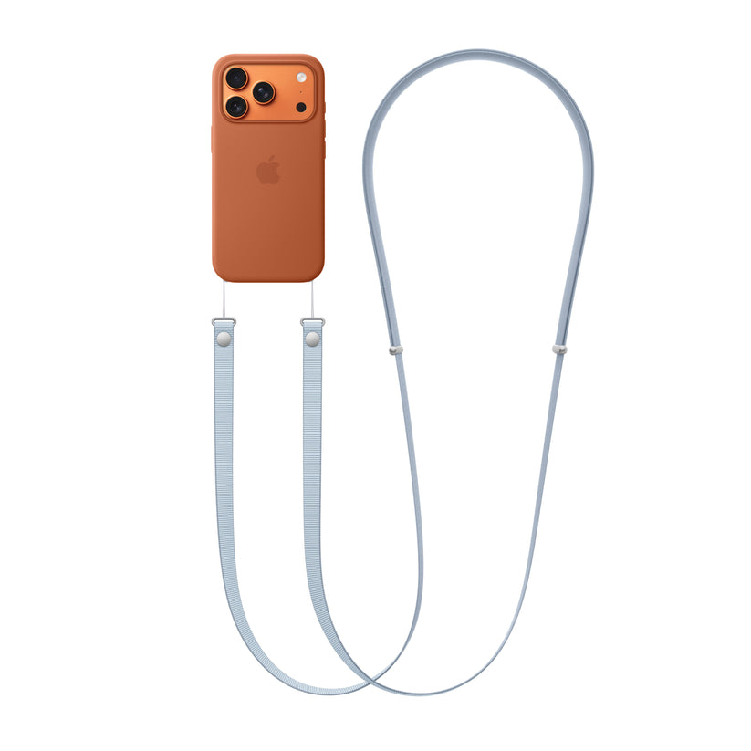 Crossbody popruh Apple - světle modrý - bonami.click
